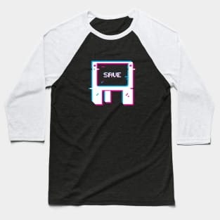 3.5" FLOPPY GLITCH Baseball T-Shirt